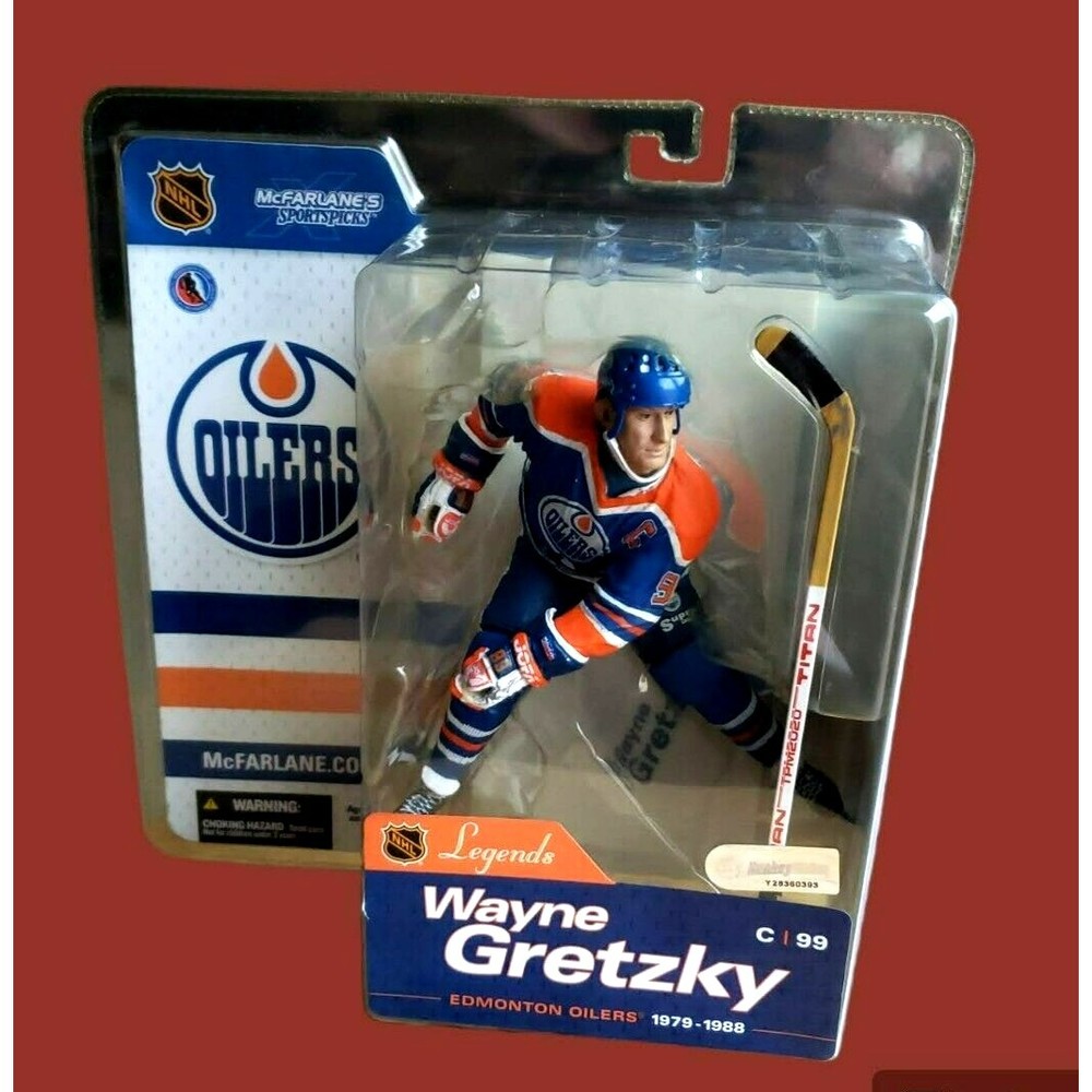 McFarlane Toys WAYNE GRETZKY NHL Legends Edmonton Oilers 1979-1988 Action Figure